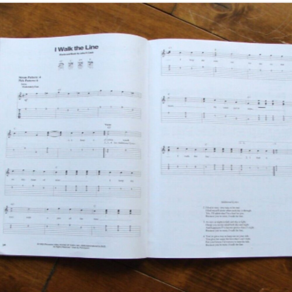 The Best of Johnny Cash Easy Guitar Notes Tab Sheet Music Vocals - Picture 5 of 6